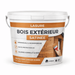 Lasure Bois Extérieur Satinée